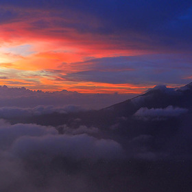 Утро на вулкане Батур